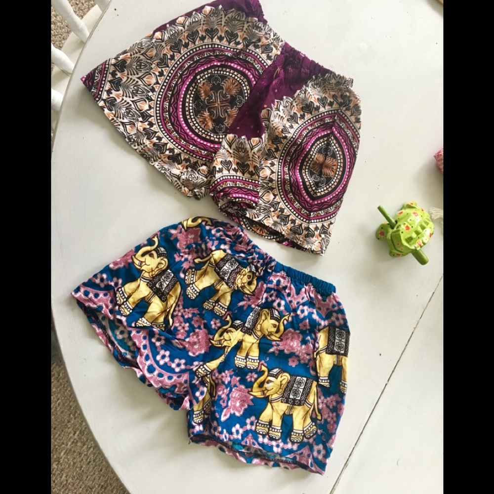 Tribal print 🐯🌿 Costa Rican handmade shorts (2)